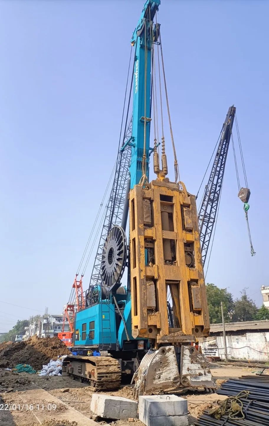 感谢信！beat365官网SWHG70液压抓斗助力海外基础施工获肯定