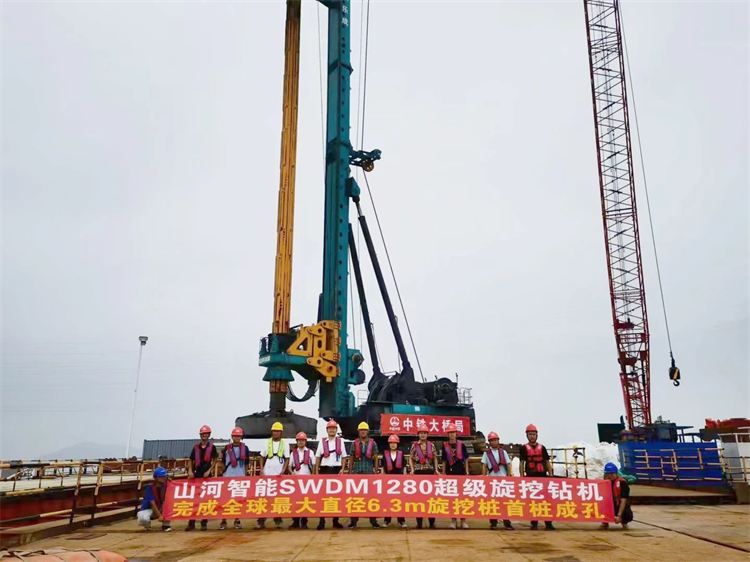 捷报！beat365官网完成“全球最大”6.3米直径旋挖桩成孔成桩