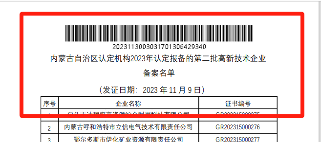 喜报！beat365官网巨鼎获国家高新技术企业认定